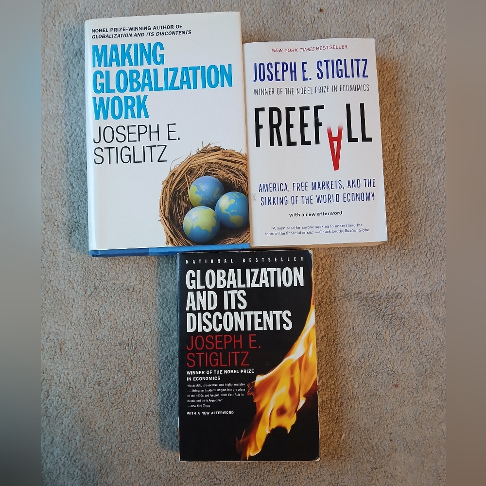 Joseph Stiglitz Bundle of 3 Books